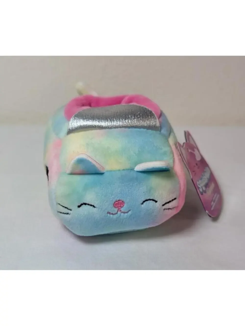 Squishville Plush Cat Car Toy - Multicolor New with Tags